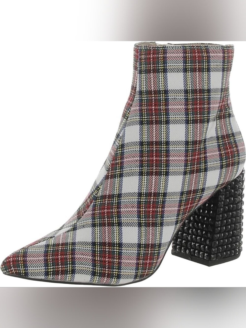 Betsey Johnson Plaid Block Heel Booties – Size 11